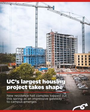 Image post by @uofcincy on Twitter