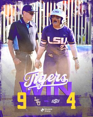 Image post by @LSUsoftball on Twitter