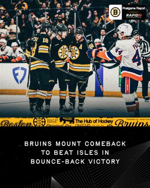 Image post by @NHLBruins on Twitter
