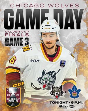 Image post by @Chicago_Wolves on Twitter
