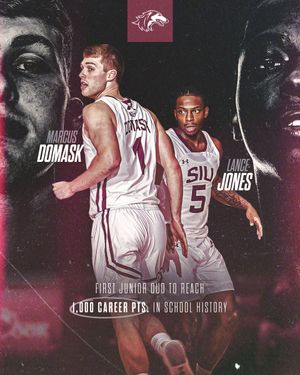 Image post by @SIU_Basketball on Twitter