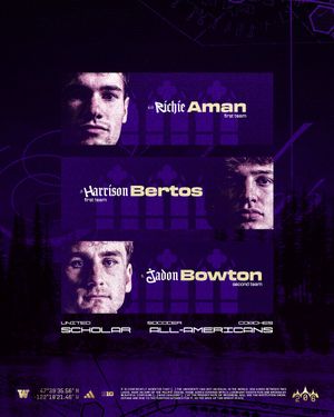 Image post by @UW_MSoccer on Twitter