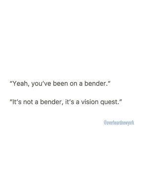Image post by @overheardnewyork on Instagram