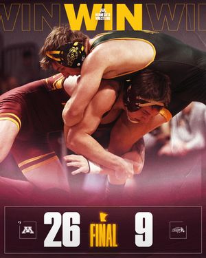 Image post by @gopherwrestling on Instagram
