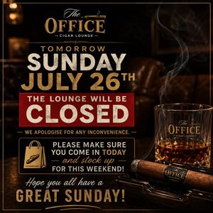 Image post by @theofficecigarlounge1 on Instagram