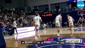 Video post by @NSU_MBasketball on Twitter