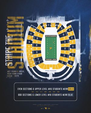 Image post by @WVUSports on Twitter
