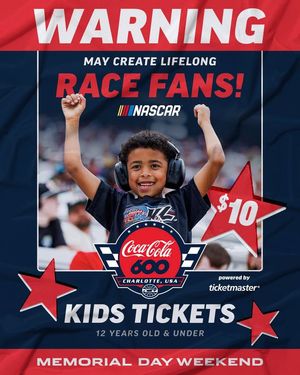 Image post by @CharlotteMotorSpeedway on Facebook