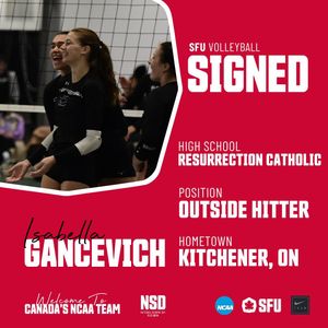 Image post by @sfu_volleyball on Instagram