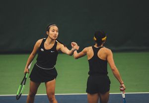 Image post by @iowa_tennis on Twitter