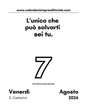Image post by @calendarioimprenditoriale on Instagram
