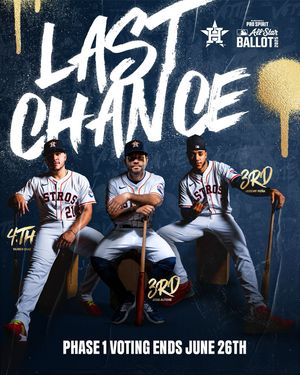 Image post by @astros on Instagram