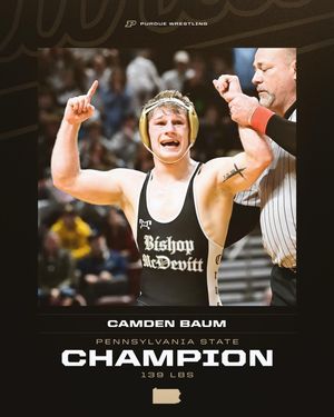 Image post by @purduewrestling on Instagram