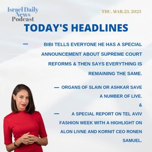 Image post by @IsraelPodcast on Twitter