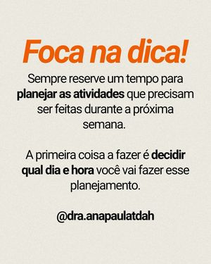 Image post by @dra.anapaula.tdah on Instagram