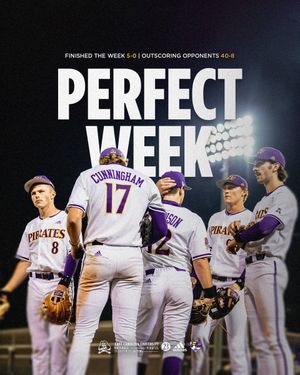 Image post by @ECUBaseball on Twitter