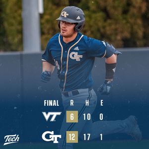 Image post by @GTBaseball on Twitter