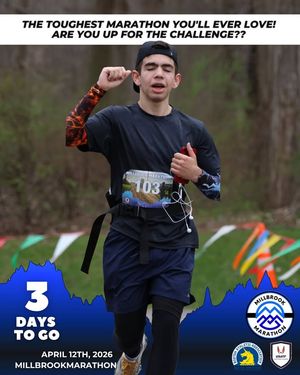 Image post by @millbrookmarathon on Facebook