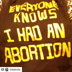 Image post by @shoutyourabortion on Instagram
