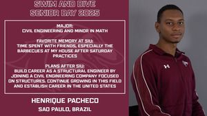 Image post by @SIUSwimDive on Facebook