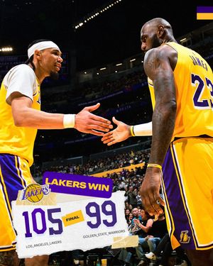 Image post by @lakers on Instagram