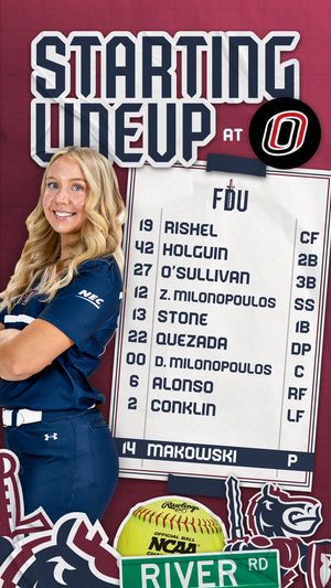 Image post by @FDUKnightsSB on Twitter