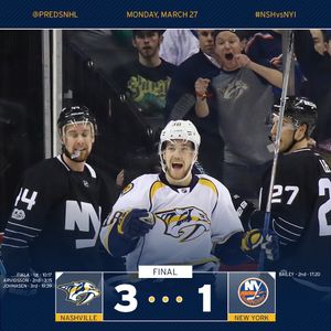 Image post by @predsnhl on Instagram