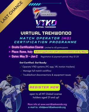 Image post by @worldtaekwondo on Instagram