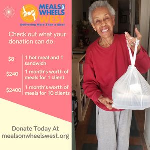 Image post by @mealsonwheelswest on Instagram