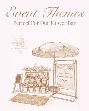 Image post by @blushingpetalsflowerbar on Instagram