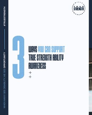 Image post by @truestrengthorg on Instagram