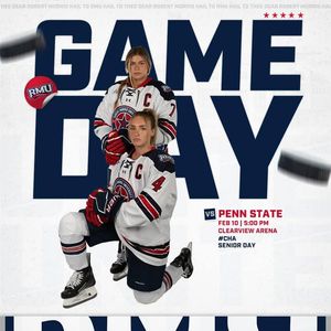 Image post by @RMUAthletics on Facebook