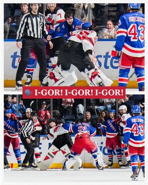 Image post by @nyrangers on Instagram