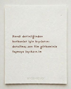 Image post by @ancayaziyor on Instagram