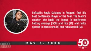 Image post by @RUAthletics on Twitter