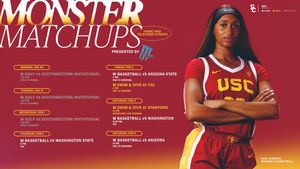 Image post by @USC_Athletics on Twitter