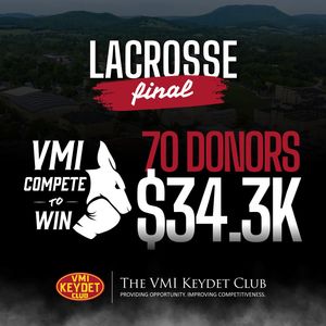 Image post by @vmi_lacrosse on Instagram