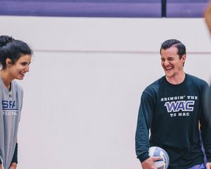Image post by @SFA_Volleyball on Twitter