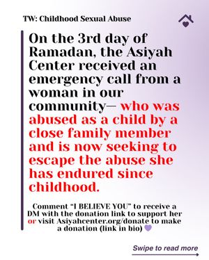 Image post by @asiyahwomenscenter on Instagram