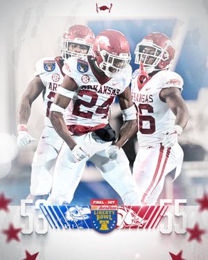 Image post by @RazorbackFB on Twitter