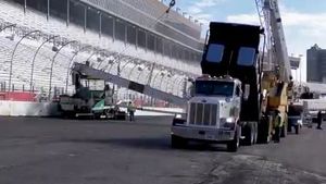 Video post by @echoparkspeedway on Facebook