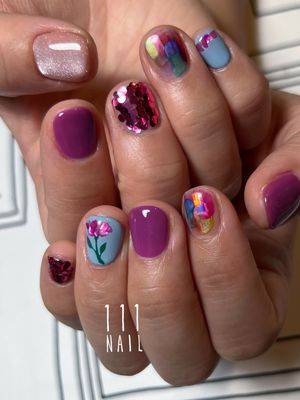 Image post by @111nail_omotesando on Instagram