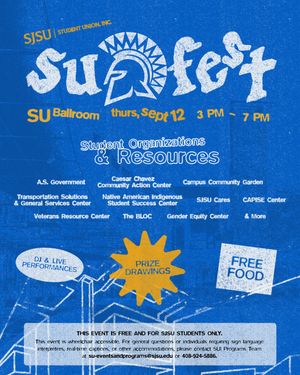 Image post by @studentunionsjsu on Instagram