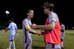 Image post by @NUMensSoccer on Twitter