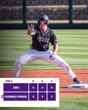 Image post by @TCU_Baseball on Twitter