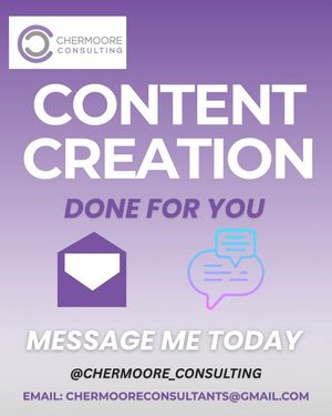 Image post by @chermooreconsulting on Facebook