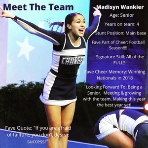 Image post by @corner_canyon_cheer on Instagram