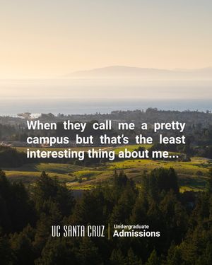 Image post by @ucscadmissions on Instagram