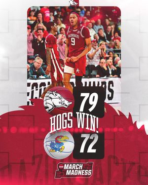 Image post by @RazorbackMBB on Twitter