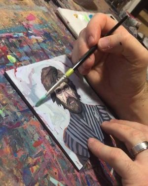 Video post by @RichPellegrinoArt on Facebook